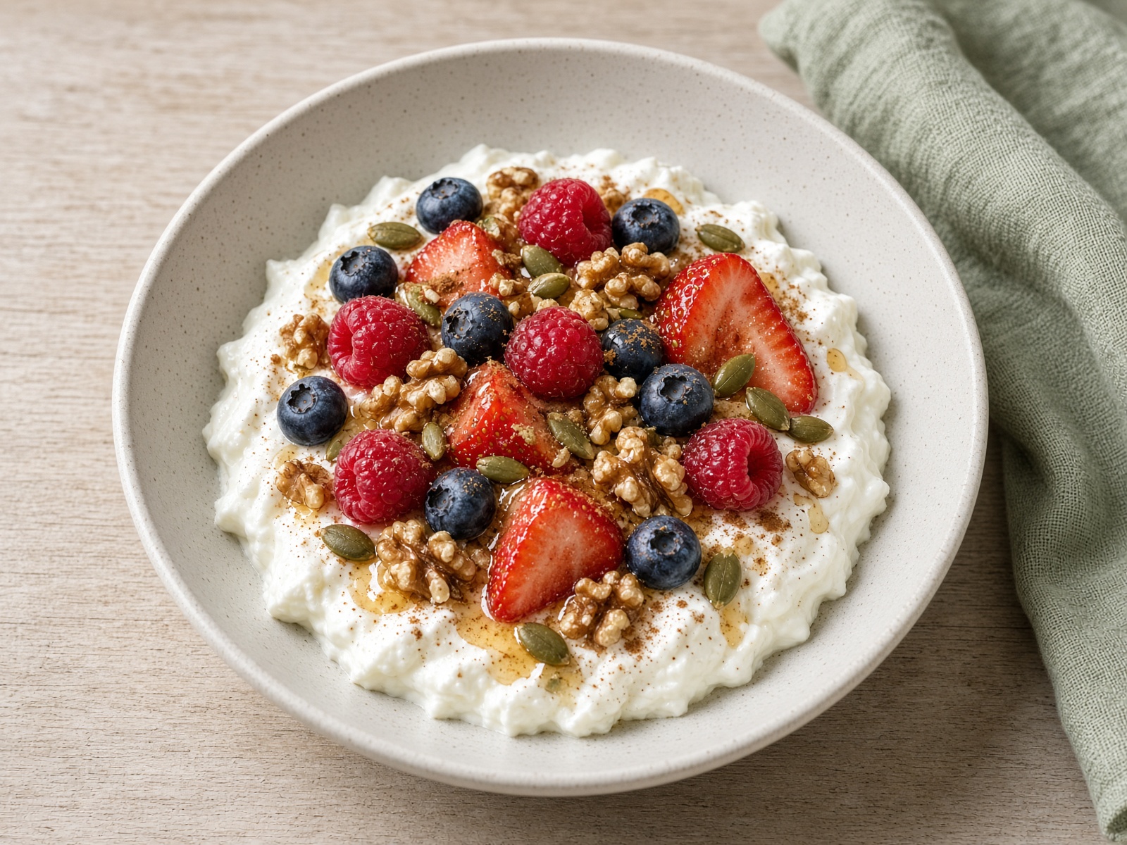 Greek Yogurt Berry Power Bowl